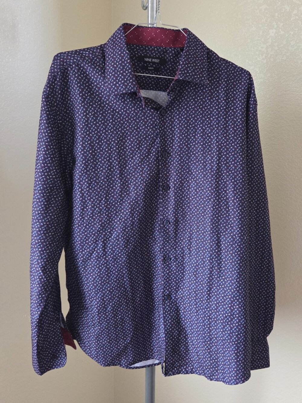 Nine West Long Sleeve Button Up Shirt